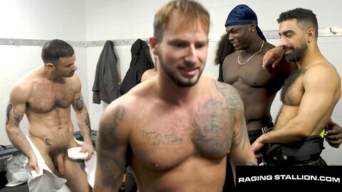 浴室, 毛茸控, 有胡子 HD Gay movie