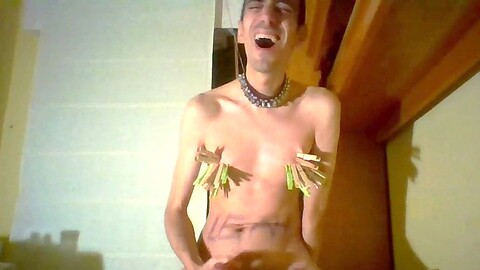 clamps and cbt - A video for Leah HD Gay movie