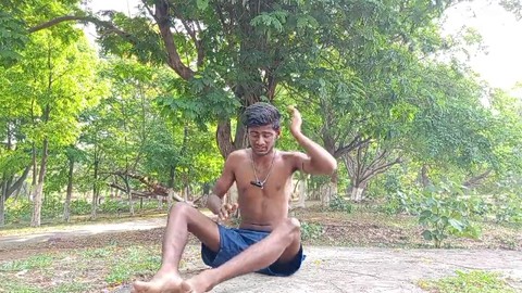 Bodybuilder men, average body, bad cops HD Gay movie