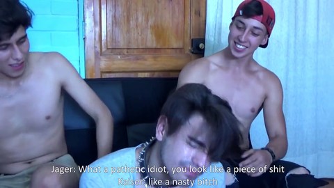 爱炫耀的体育生, 强壮多毛男, 支配 HD Gay movie