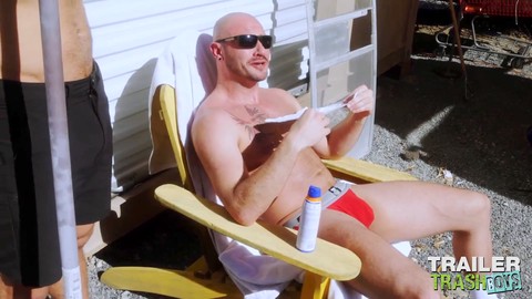 Sans capote, américains, gorge profonde HD Gay movie